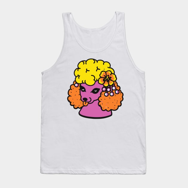 Geisha Poodle Dog Lover Puppy Tank Top by BetterManufaktur